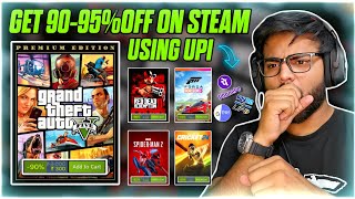 GET 90 TO 95% OFF ON STEAM GAMES 🔥 | HOW TO BUY GAMES ON STEAM USING UPI | NEW METHOD 2025
