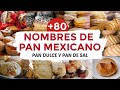 Nombres de Pan Mexicano con Imágenes | Pan Dulce y Pan de Sal