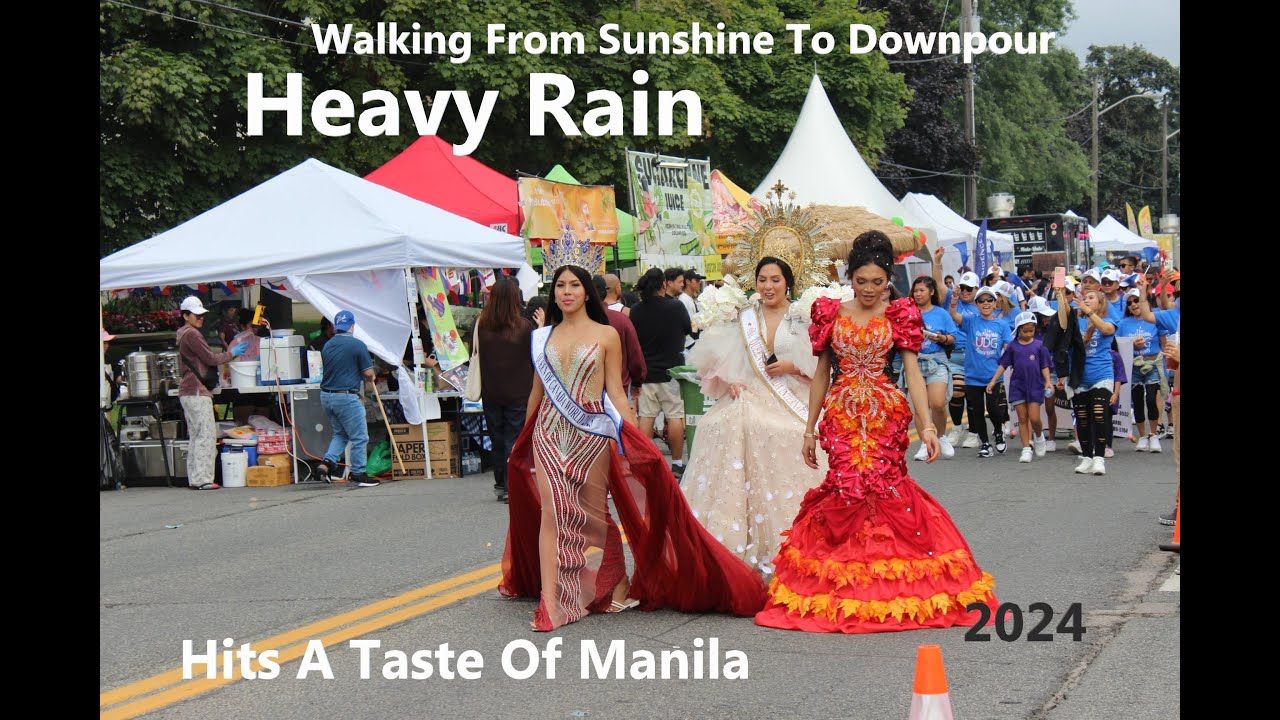 ASMR: It Goes From Sunshine To Heavy Rain At The Taste Of Manila 2024 ...
