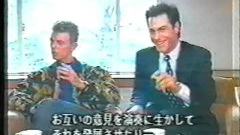 David Bowie / Tin Machine - CNN News(Japan TV) - INTERVIEW - One On One -  17 February 1992.