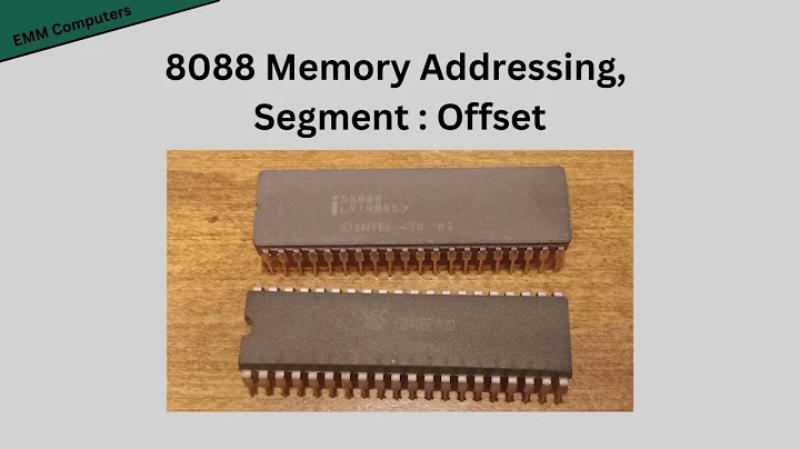 8088 메모리 주소 지정: 세그먼트와 오프셋