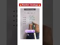 Number Analogy tricks🔥 #maths #mathstricks #tricks #readoning #analogytricks #studyunlocked