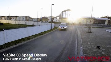ViaSite 30 Radar Speed Display