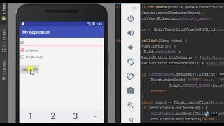How to make a temperature conversion program.