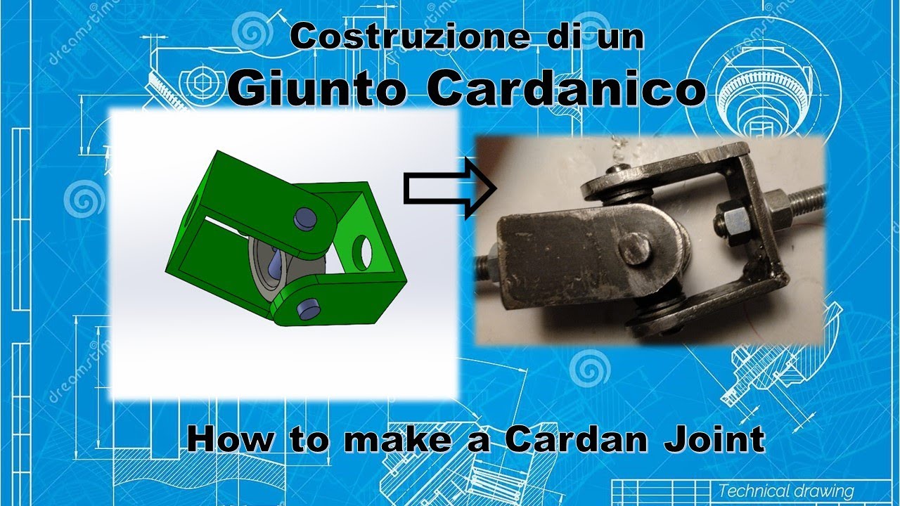 Costruzione giunto cardanico - Cardan joint construction
