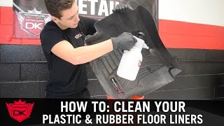 Cleaning your plastic or rubber floor mats can usually be a tricky
task. you must use the right type of products in order to achieve best
results. watch ...