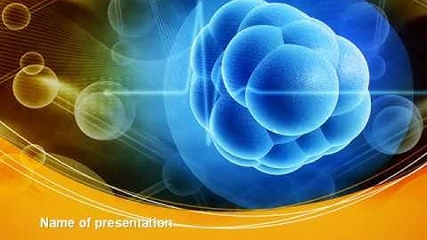 Molecular Forces PowerPoint Template by PoweredTemplate.com