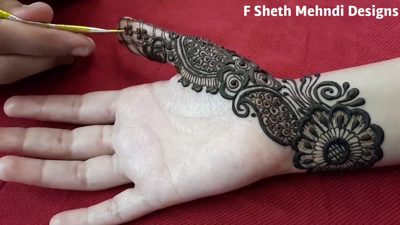 Very Pretty Mehndi Design For Front Hands 6 Simple Mehandi