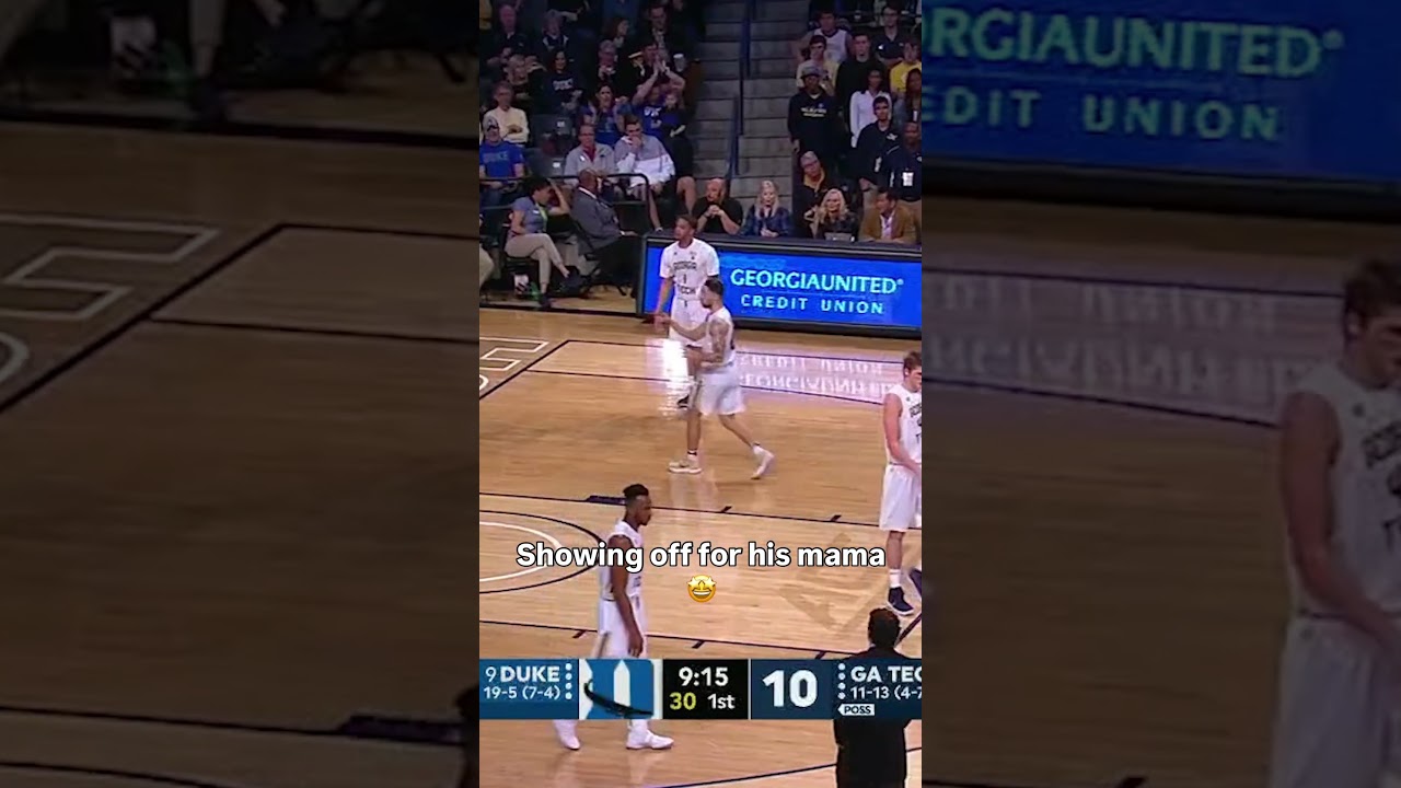 That alley-oop was clean 🧼 #dukebluedevils #accbasketball #collegebasketball