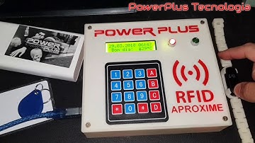 controle de acesso via leitor de rfid e teclado matricial 4x4