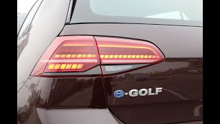 : Volkswagen E-Golf.  .
