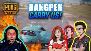 GIMANA JADINYA BENNYMOZA, ALICE, & KENBO DI CARRY IN BANGPEN ?! - PUBG MOBILE INDONESIA