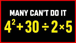 99% Get This Tricky Math Challenge Wrong