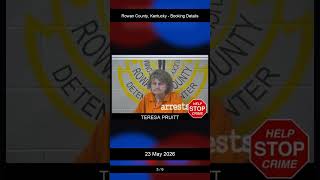 Rowan County, Kentucky Booking Records - 23 May 2026