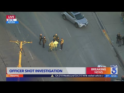 Investigation Underway After Officer Shot In Azusa Area Youtube