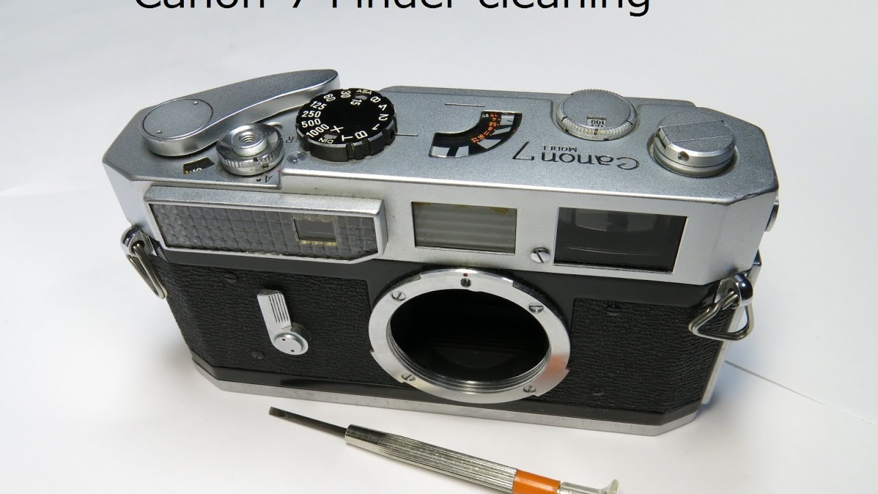 Canon-7 How to Finder cleaning nobbysparrow 分解 清掃