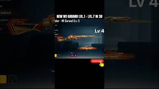 New M1 Grande Lv 1 to Lv 7 Max #pubg #pubgmobile #pubgshorts