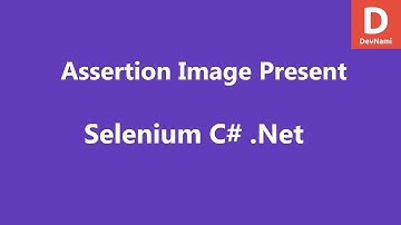 Selenium C# Assert Image Present