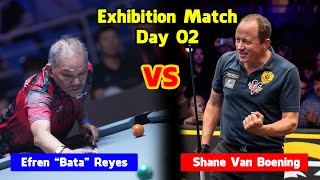 Efren Reyes vs Shane Van Boening | Exhibition Match | Day 02 #shanevanboening #efrenbatareyes