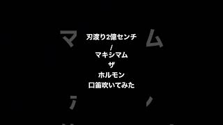 【口笛吹いてみた】『刃渡り2億センチ』チェンソーマンed3 マキシマムザホルモン