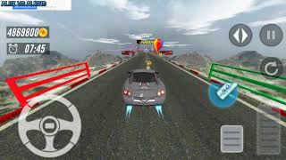 Career Mode Mountain Level 6-7!Superhero Mega Ramps: Crazy Car Stunt Races! screenshot 5