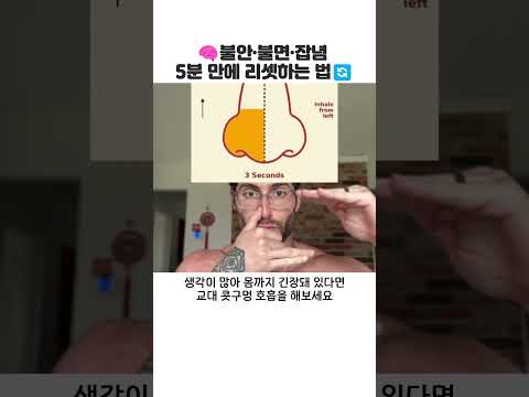 불안.불면.잡념 5분 만에 리셋하는 법 thumbnail