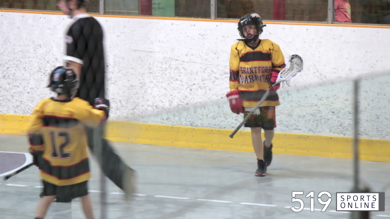 Minor Lacrosse (Novice Two) Brantford Warriors vs KW Braves YouTube