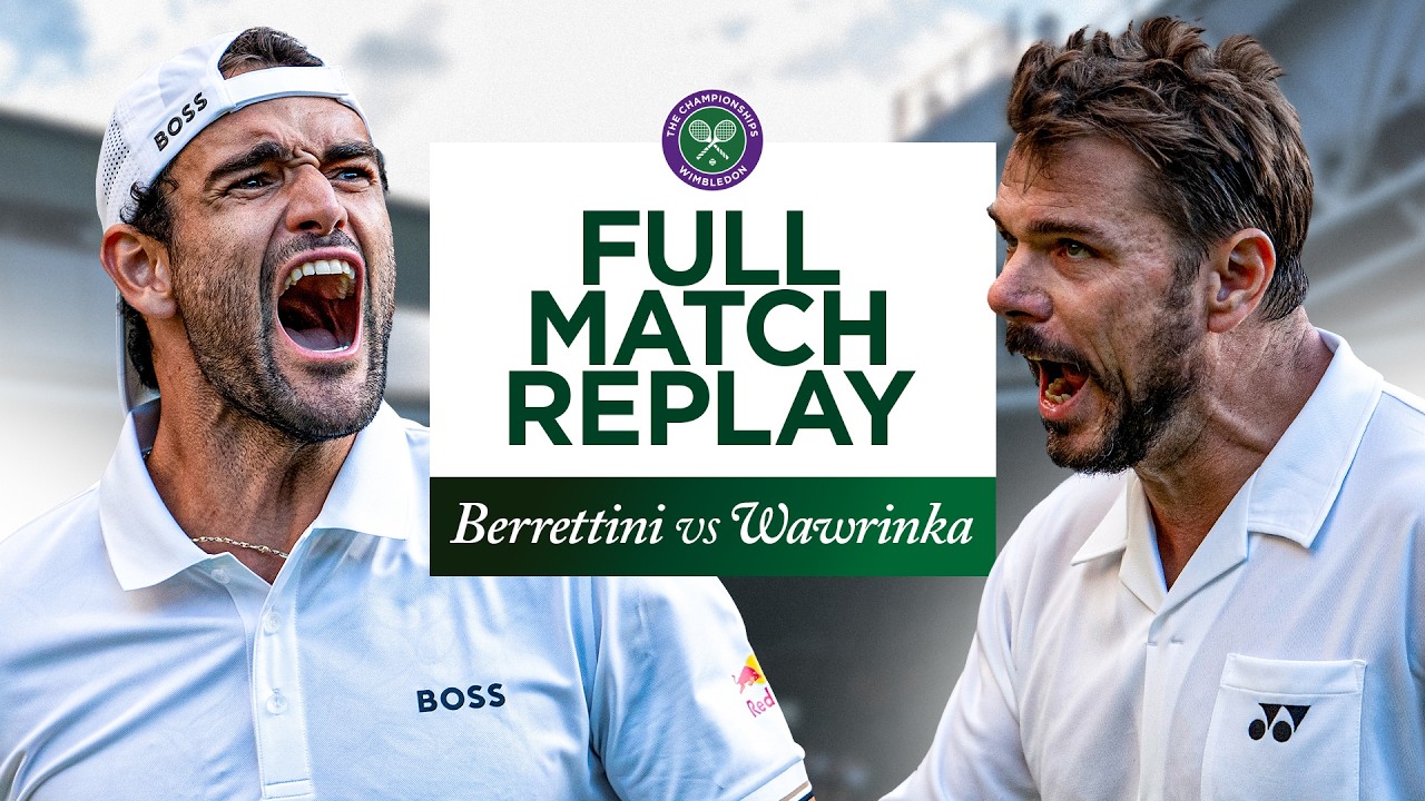An ICONIC battle | Stan Wawrinka v Matteo Berrettini | Full Match Replay | Wimbledon 2026