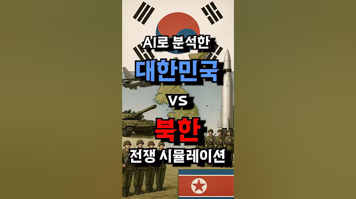 AI가 분석한 대한민국 VS 북한 전쟁 시뮬레이션. 평양 점령까지 얼마나 걸릴까?
