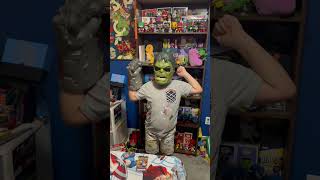 Kid Hulk snaps open a Pokémon pack! #shorts
