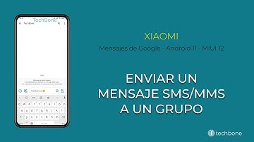 Enviar un Mensaje SMS/MMS a un Grupo - Xiaomi [Android 11 - MIUI 12]
