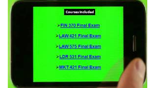 UOP FIN 370 Final Exam  | Assignment E Help