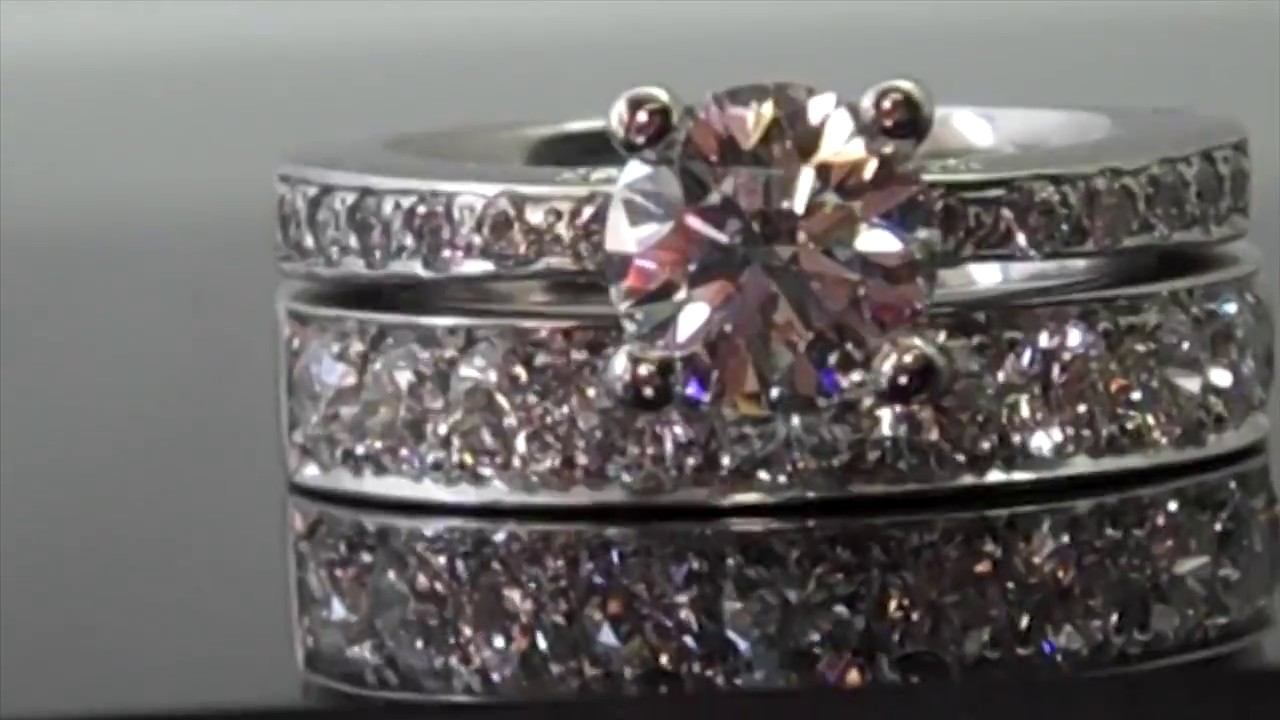 Engagement and wedding ring YouTube