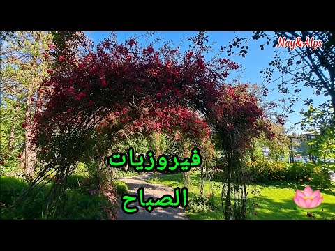 فيروز الصباح Fairuz_فيروزيات الصباح_من قلب النمسا österreich graz اجمل مناظر طبيعة في حديقة زهور 
