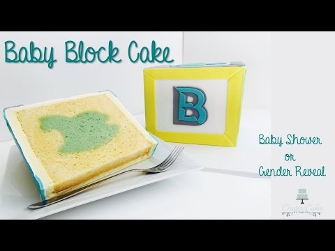 baby block cake