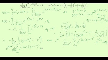 Log-Normal Distribution: Mean and Variance