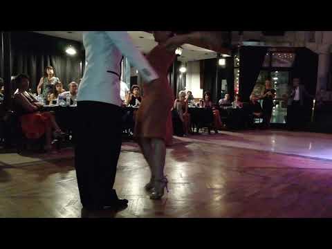 Tango(2/3)Sara Parnigoni & Emiliano Alcaraz at La Aurora Milonga on 18/02/2019