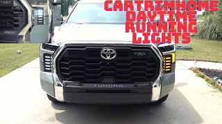 2022 Toyota Tundra Daytime Running Lights Installation from Cartrimhome