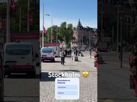 Stockholm vs Palermo 🇸🇪🇮🇹