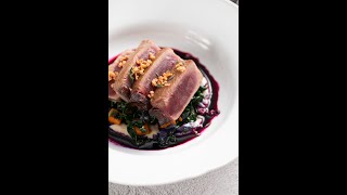 Seared Tuna 💚🧡 With Winter Ratatouille #Asmr #Recipe