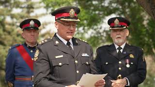 Cst Woodall Memorial Ceremony