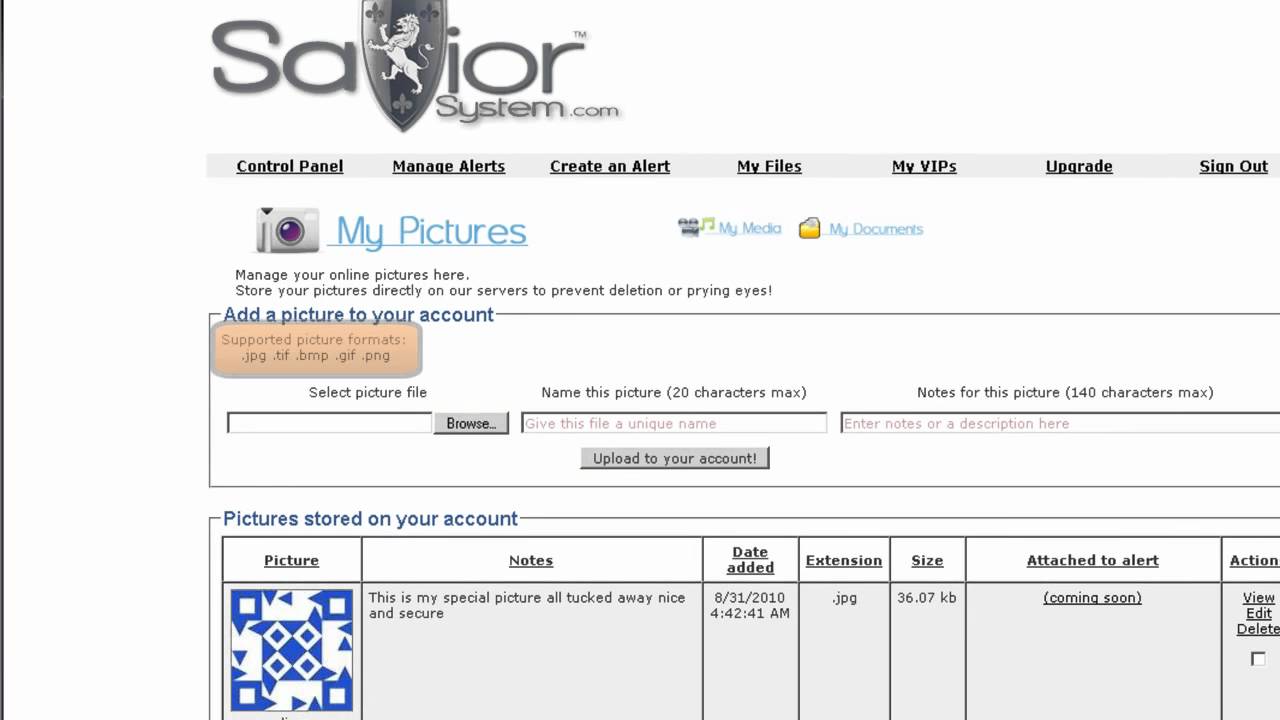 Upload and Manage your Files tutorial using The Savior System ...