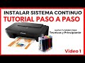 INSTALACION DE SISTEMA DE TINTA CONTINUA CANON/ADAPTACION DE SISTEMA DE TINTA CONTINUA CANON E402-1