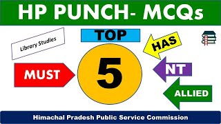 HP PUNCH MCQs || Part- 4 || HPAS, Naib Tehsildar & Allied