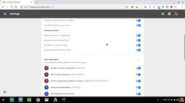 Google Classroom: [GCEN] Controlling Your Notification Emails