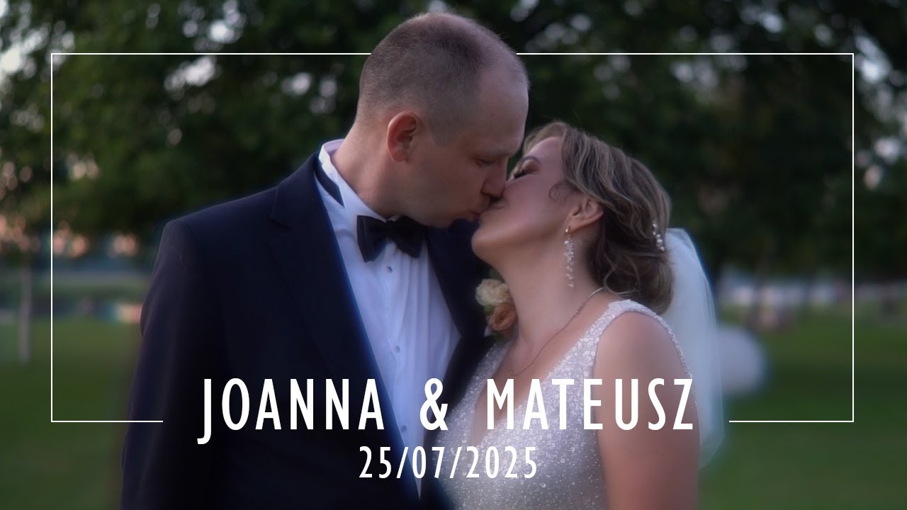 Joanna i Mateusz – tam, gdzie niebo łączy się z taflą jeziora. Teledysk weselny, Hotel Roś.
