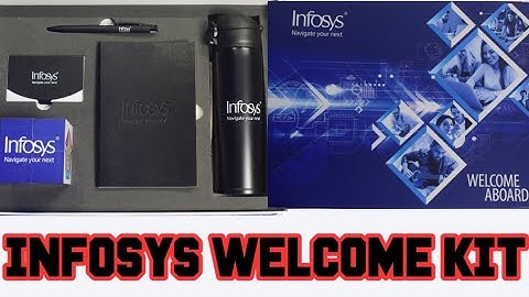 Infosys Welcome Kit Unboxing