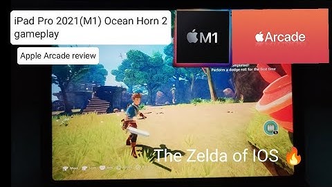 Apple Arcade review on iPad Pro 2021 (M1) | Ocean Horn 2 gameplay and test|