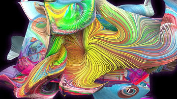 Eden 2020. Generative art of the acrylic painting by modern artist Agni Dasein.