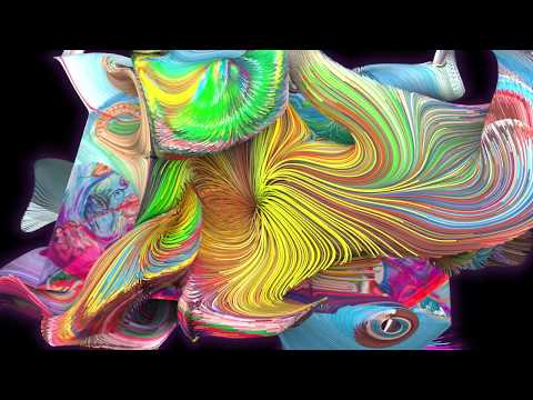 Eden 2020. Generative art of the acrylic painting by modern artist Agni Dasein.